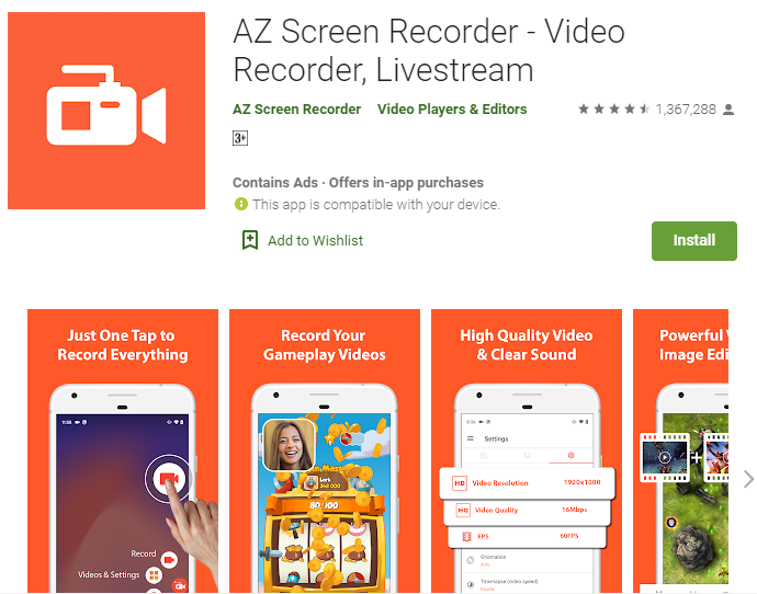 AZ Screen Recorder