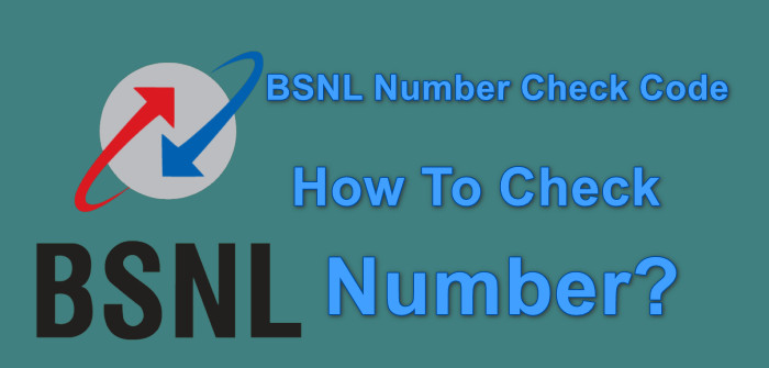 BSNL Number Check Code 2023: How To Check BSNL Number?